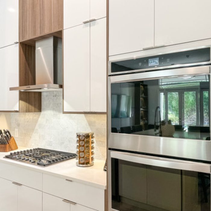 White Kitchen with Wood